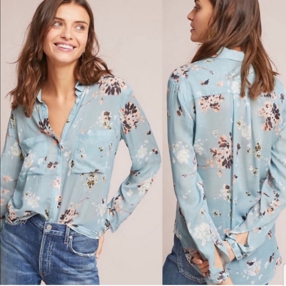 cloth & stone Tops - Cloth & Stone Tavira Floral Top. Size XL